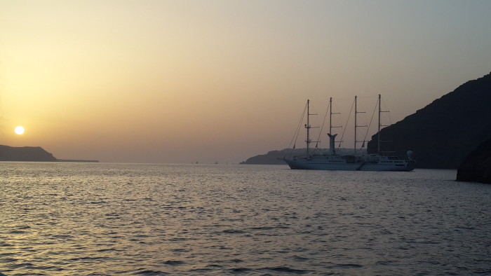 Santorini’de gün batımı